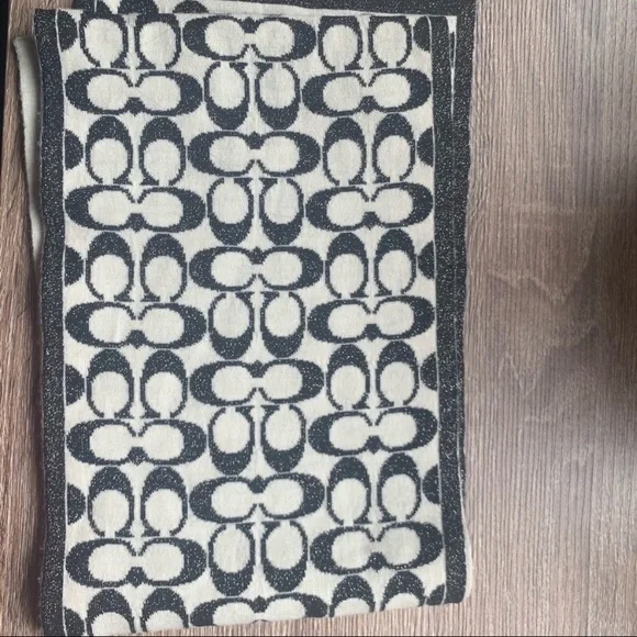 Coach Reversible Monogram Scarf - Picture 3 of 4